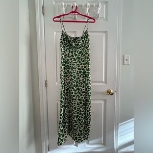 Fitted Maxi Dress with Slit